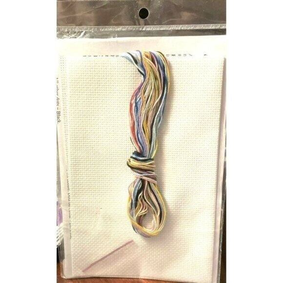 Cross Stitch Kit Design Works Temptation I Can Resist Anything 9753 5 x 7 VTG - Picture 3 of 6